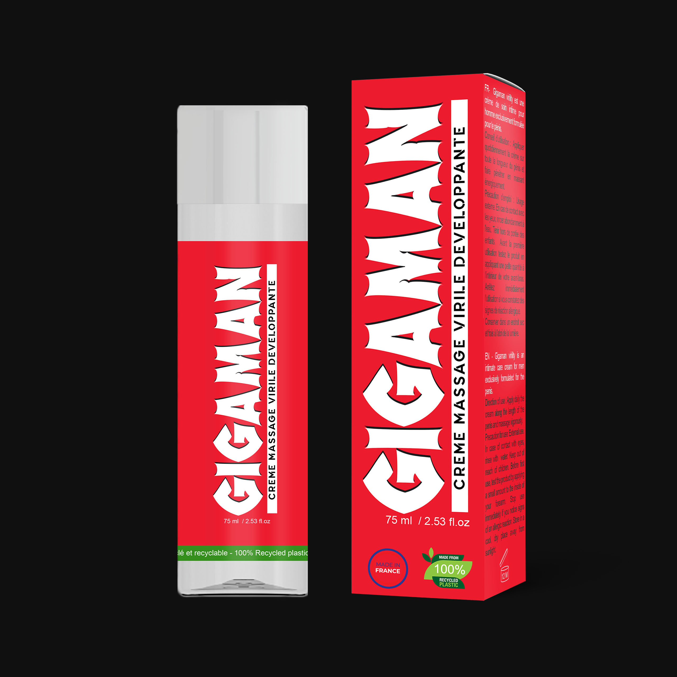 Gigaman crème voor penisontwikkeling
